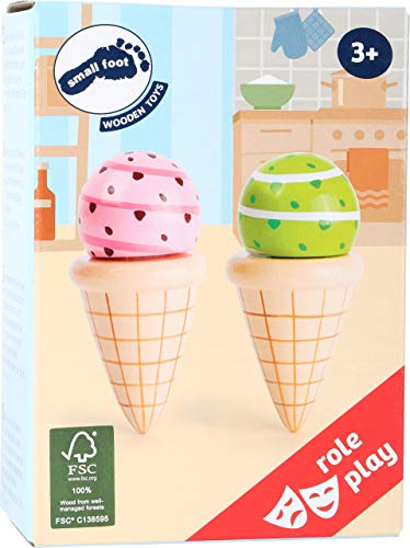 small foot 10886 Eiswaffeln für den Kaufladen oder die Kinderküche, 100 Prozent FSC-Zertifiziert Holz - 3