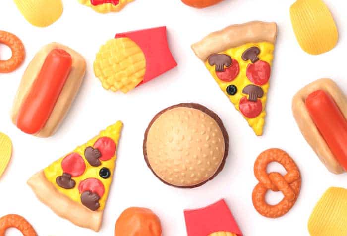 8er Kunststoff Essen Lebensmittel Kinderküche Spielküche Küchenspielzeug 