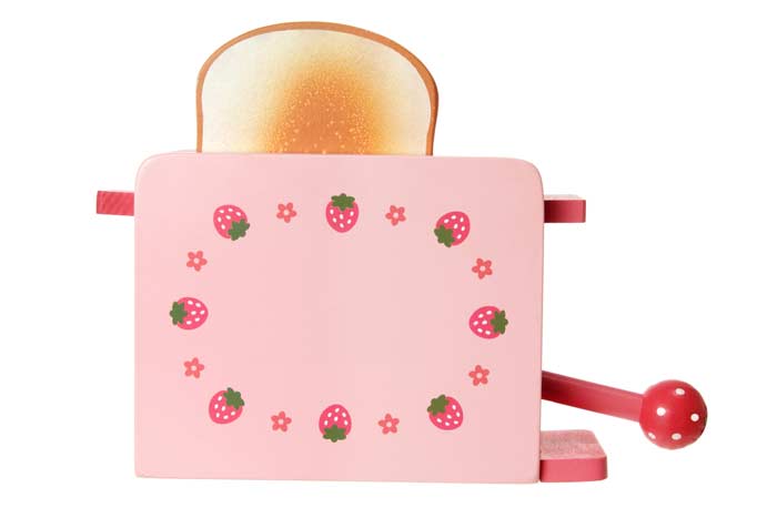 Rosa Kinder Toaster aus Holz (depositphotos.com)