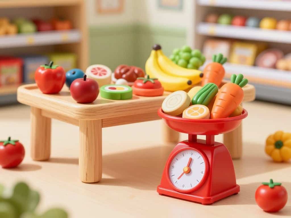 Lebensmittel Spielset mit Obst und Gemüse Spielzeug Lebensmittel Spielset mit Obst und Gemüse Spielzeug