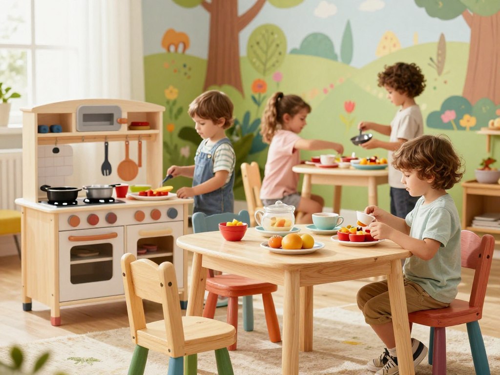 Thematische Spielideen für die Kinderspielküche Thematische Spielideen für die Kinderspielküche